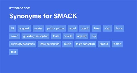 Smack Synonym .